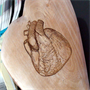 Engraving Heart on Heart